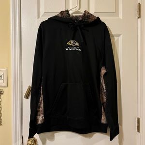 Ravens Black Camouflage Hoodie